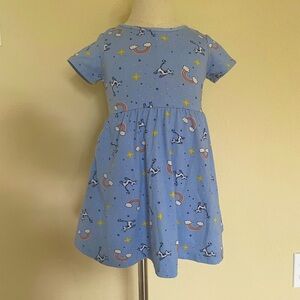 Maddie & Michelle Toddler Girl Rainbow Flowy Dress